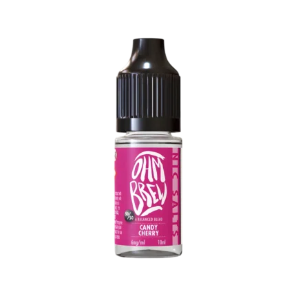 Candy Cherry E-Liquid by Ohm Brew 50/50 Nic Salts