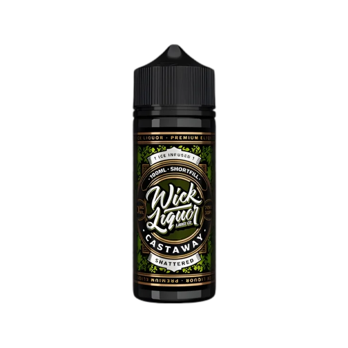 Castaway Shattered Wick Liquor Shortfill E-liquid-100ml