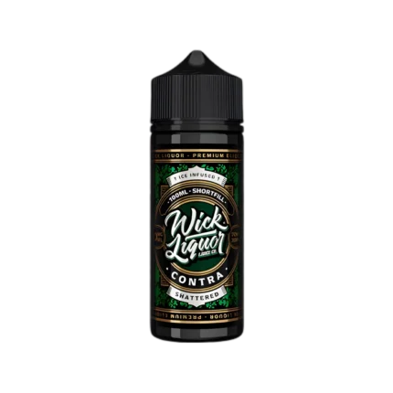 Contra Shattered Shortfill E-Liquid by Wick Liquor 100ml
