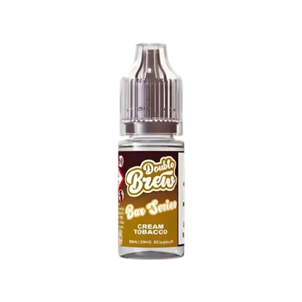 Cream Tobacco Nic Salt E-Liquid by Double Brew 10ml