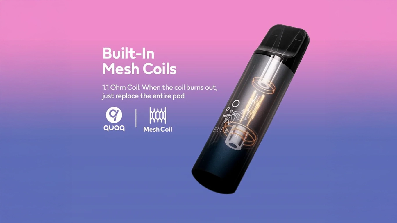 Elfa Refillable Pod by Elf Bar Specification in an image