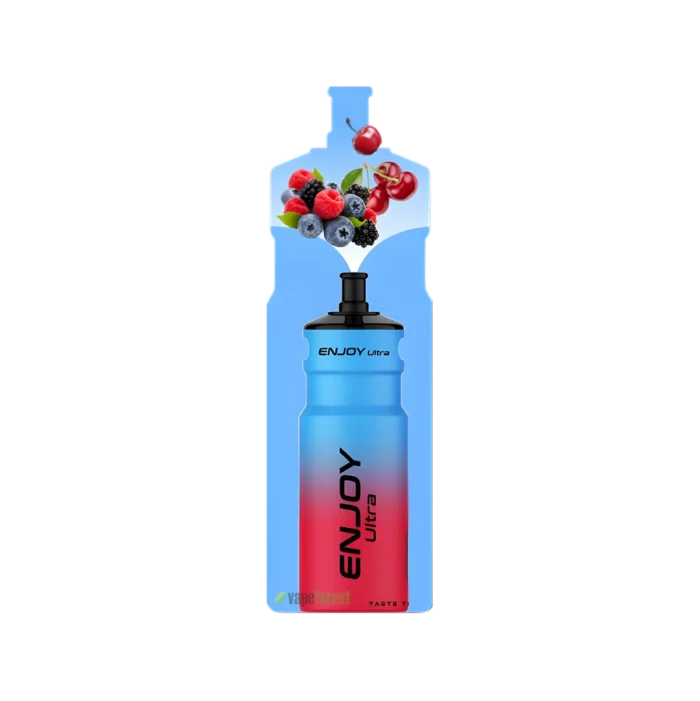Enjoy Ultra 9000 – Water Bottle Refillable Vape Kit - Cherry Berry-3