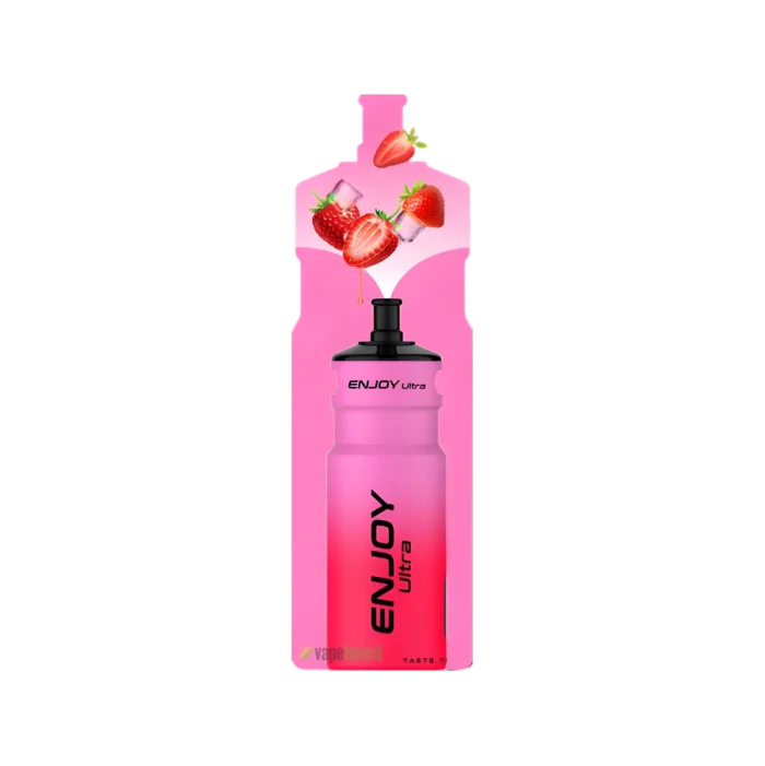Enjoy Ultra 9000 – Water Bottle Refillable Vape Kit - Strawberry Ice-3