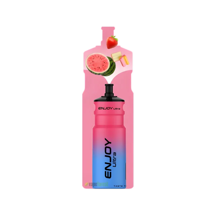 Enjoy Ultra 9000 – Water Bottle Refillable Vape Kit - Strawberry Watermelon Bubblegum-3