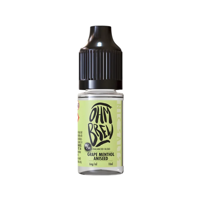 Grape-Menthol-Aniseed-Ohm-Brew-Nic-Salt-50-50-E-Liquid