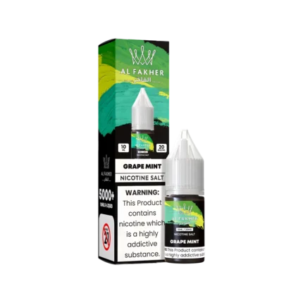 Grape Mint Nic Salt E-Liquid by Al Fakher 10ml