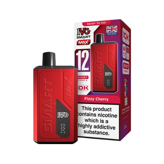 IVG Smart Max Prefilled Pod Vape Kit -Fizzy Cherry