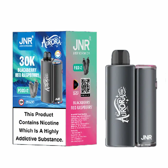JNR Aurora 30K Pod Kit - Blackberry Red Raspberry (1)
