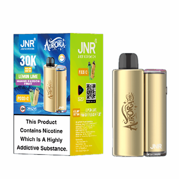 JNR Aurora 30K Pod Kit - Lemon Lime - Mango Passion Fruit (1)