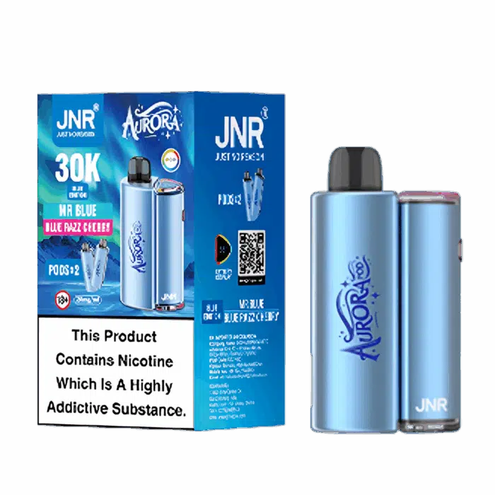 JNR Aurora 30K Pod Kit - Mr Blue - Blue Razz Cherry (1)