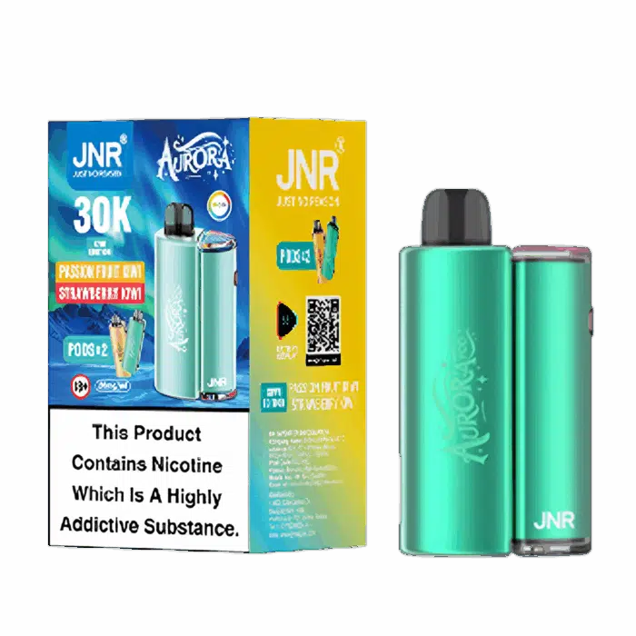 JNR Aurora 30K Pod Kit - Passionfruit Kiwi - Strawberry Kiwi (1)