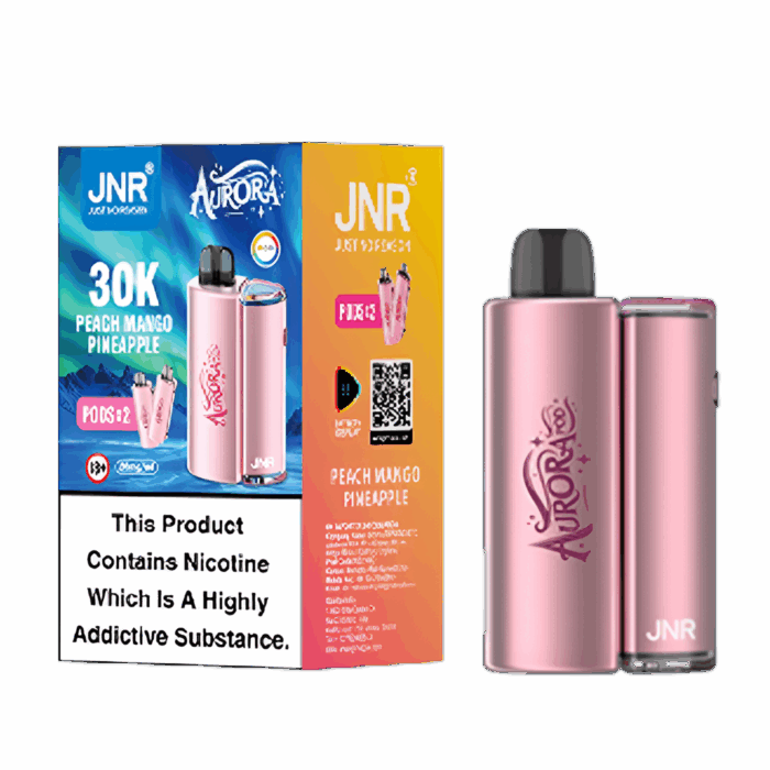 JNR Aurora 30K Pod Kit - Peach Mango - Pineapple (1)