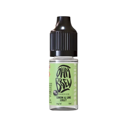Lemon and Lime Lolly E-Liquid by Ohm Brew 50/50 Nic Salts