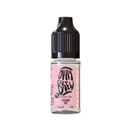 Lychee Ice E-Liquid by Ohm Brew 50/50 Nic Salts