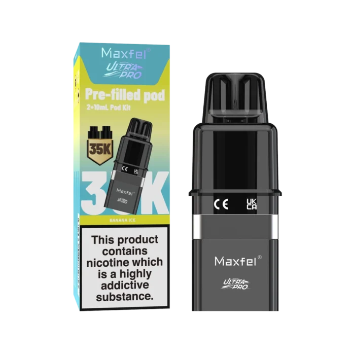 Maxfel 35K Prefilled Pod-Banana Ice
