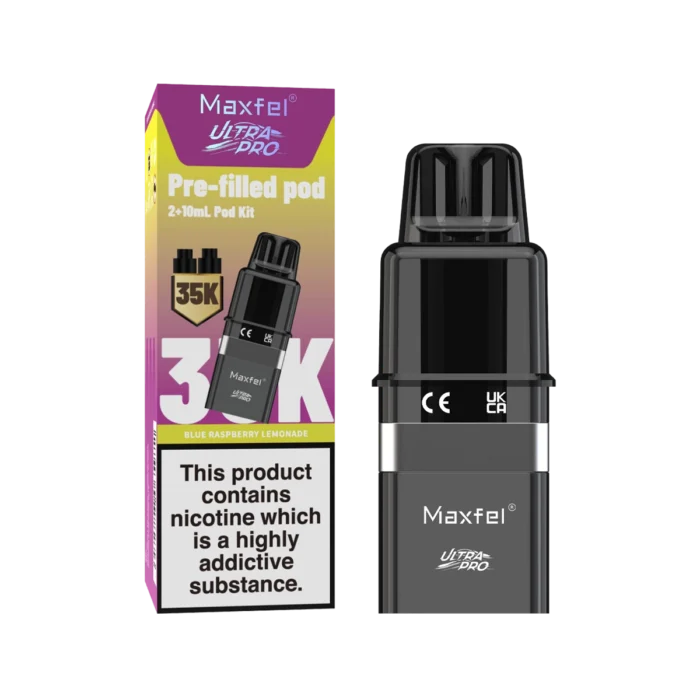 Maxfel Ultra Pro Prefilled Pod-Blue Raspberry Lemonade