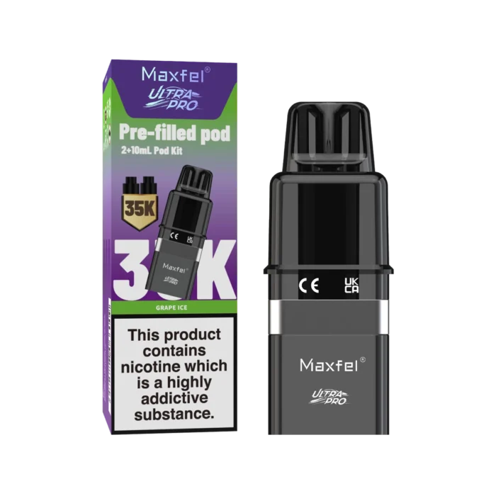 Maxfel Ultra Pro Prefilled Pod-Grape Ice