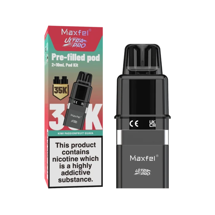 Maxfel Ultra Pro Prefilled Pod-Kiwi Passionfuit Guava