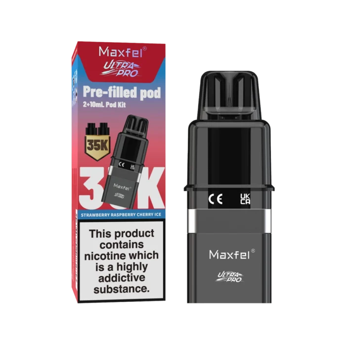 Maxfel Ultra Pro Prefilled Pod-Strawberry Raspberry Cherry Ice
