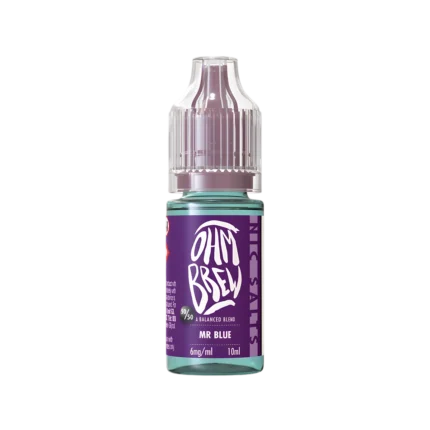 Mr Blue E-Liquid by Ohm Brew 50/50 Nic Salts