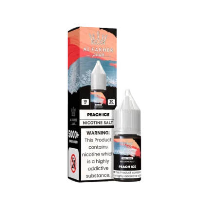 Peach Ice Nic Salt E-Liquid by Al Fakher 10ml