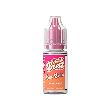 Peach Ice Nic Salt E-Liquid by Double Brew 10ml