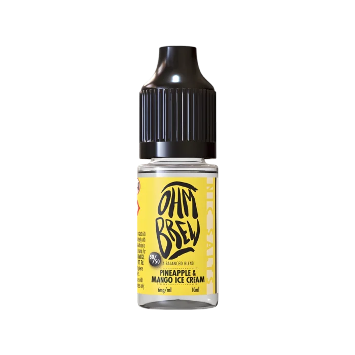 Pineapple-Mango-Ice-Cream-Ohm-Brew-Nic-Salt-50-50-E-Liquid