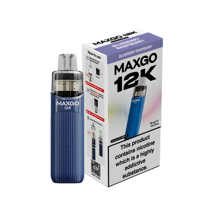 Relx Maxgo 12K Prefilled Pod Kit-Blueberry Raspberry