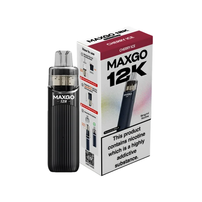 Relx Maxgo 12K Prefilled Pod Kit-Cherry Ice