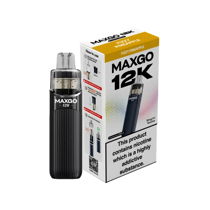 Relx Maxgo 12K Prefilled Pod Kit-Fizzy Pineapple