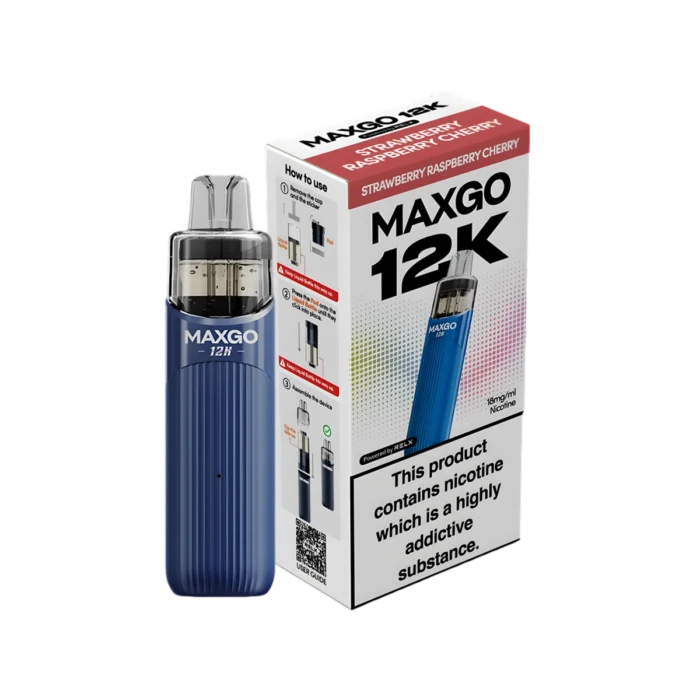Relx Maxgo 12K Prefilled Pod Kit-Strawberry Raspberry Cherry