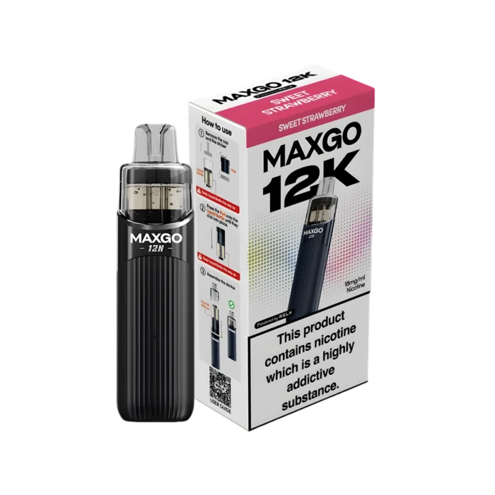 Relx Maxgo 12K Prefilled Pod Kit-Sweet Strawberry