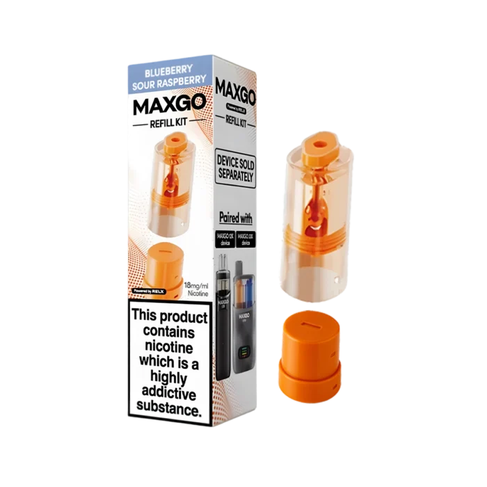 Relx Maxgo Prefilled Pods- Blueberry Sour Raspberry
