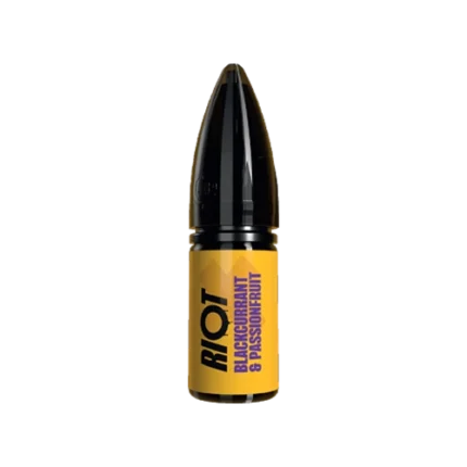 Blackcurrant & Passionfruit Nic Salt E-liquid by Riot X