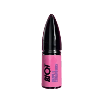 Grape & Strawberry Nic Salt E-liquid by Riot X