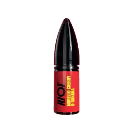 Morello Cherry & Banana Nic Salt E-liquid by Riot X
