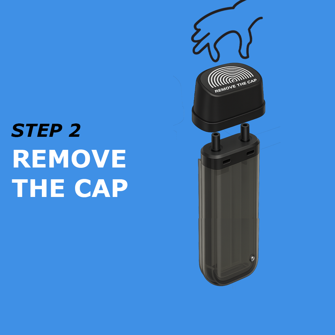 Step 2 of how to set up Vapes Bar Angel 20K Pods