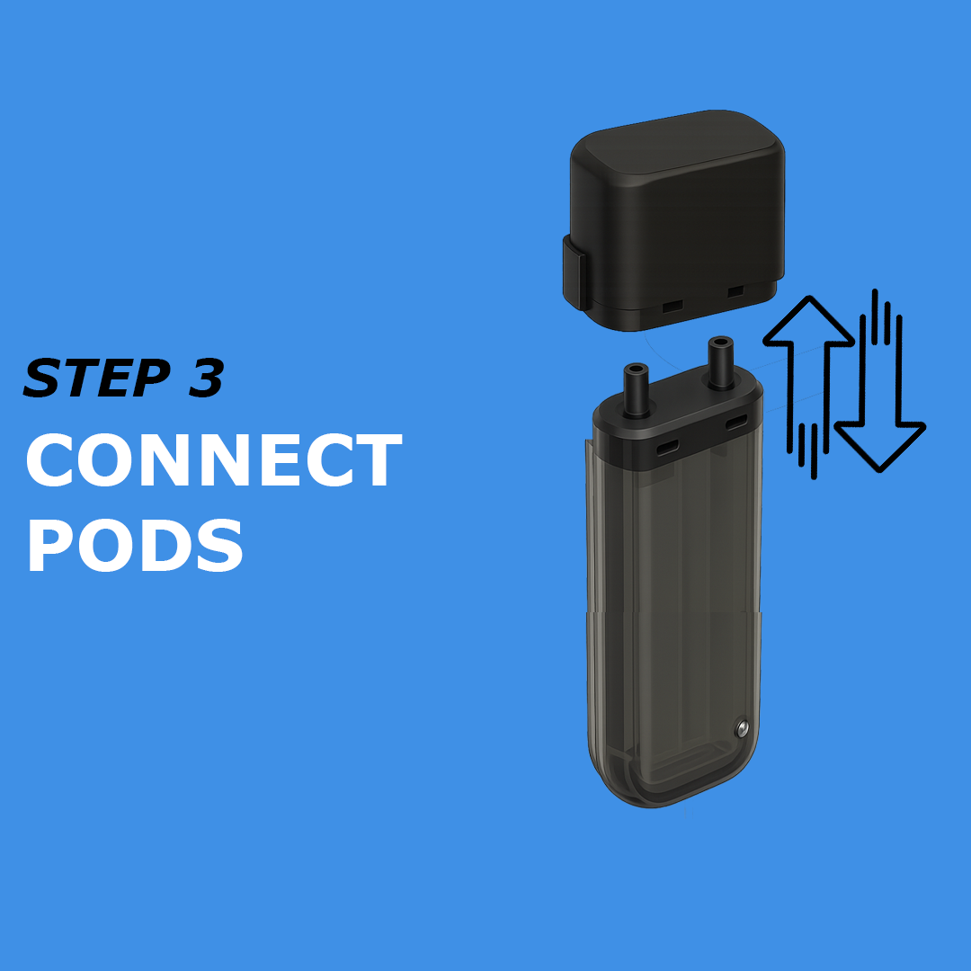Step 3 of how to set up Vapes Bar Angel 20K Pods