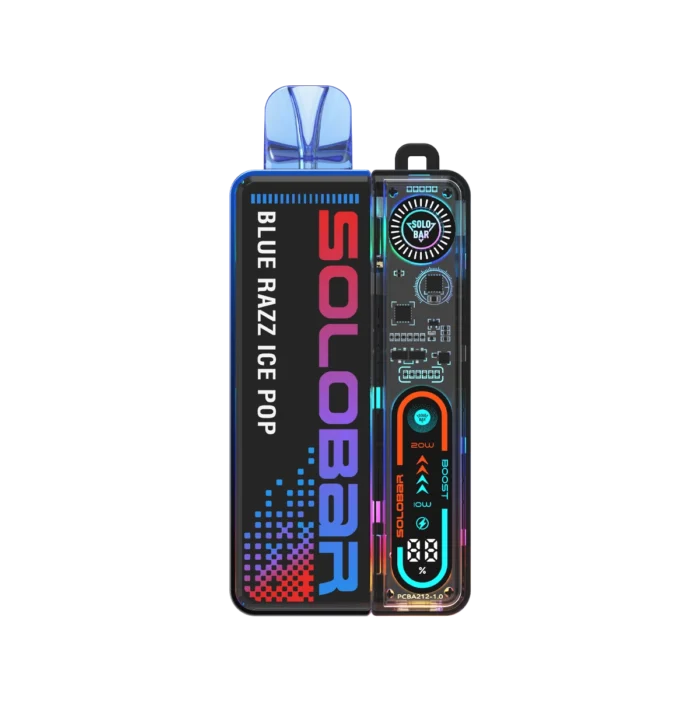 Solo Bar 30K Prefilled Pod Kit-Blue Razz Ice Pop