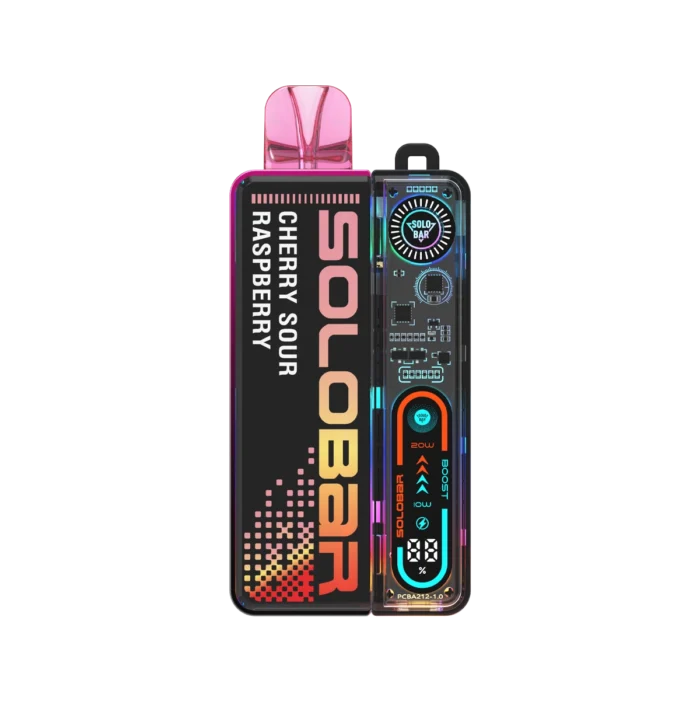 Solo Bar 30K Prefilled Pod Kit-Cherry Sour Raspberry