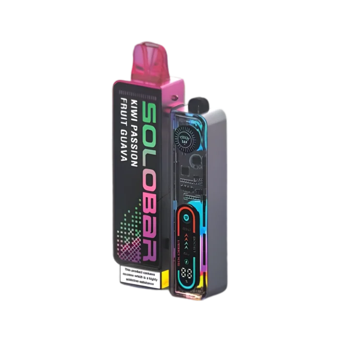 Solo-Bar-30K-Prefilled-Pod-Kit-Kiwi Passionfruit Guava-Strawberry Kiwi