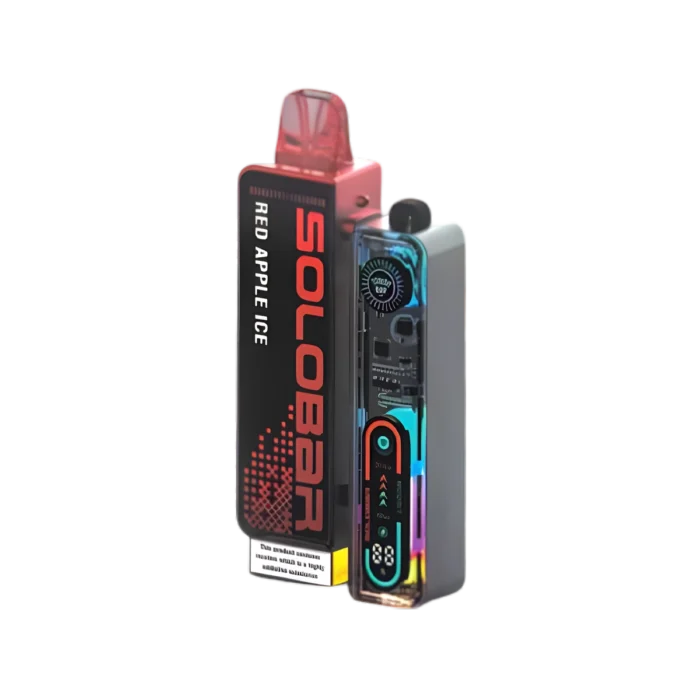 Solo-Bar-30K-Prefilled-Pod-Kit-Red Apple Ice-Cherry Ice