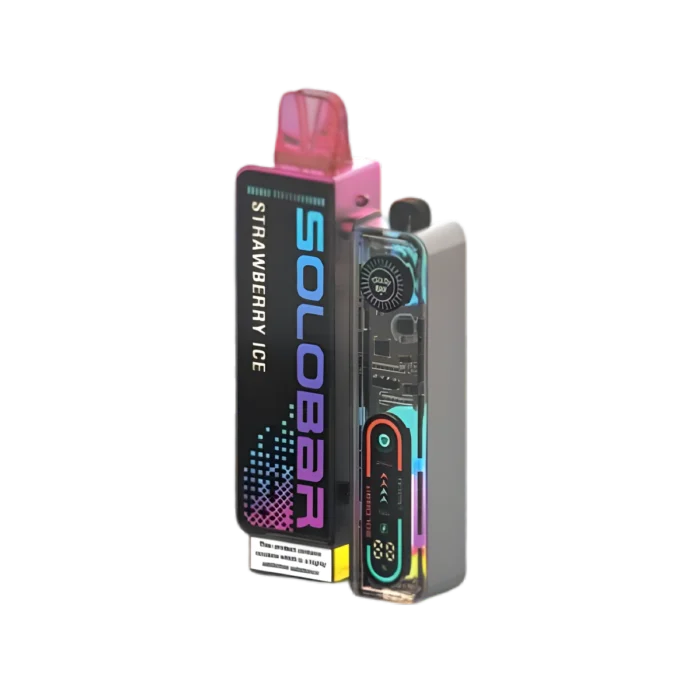 Solo-Bar-30K-Prefilled-Pod-Kit-Strawberry Ice-Watermelon Ice
