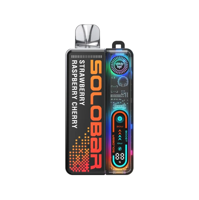 Solo Bar 30K Prefilled Pod Kit-Strawberry Raspberry Cherry