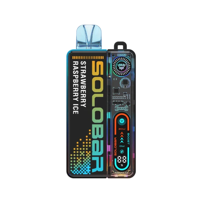 Solo Bar 30K Prefilled Pod Kit-Strawberry Raspberry Ice