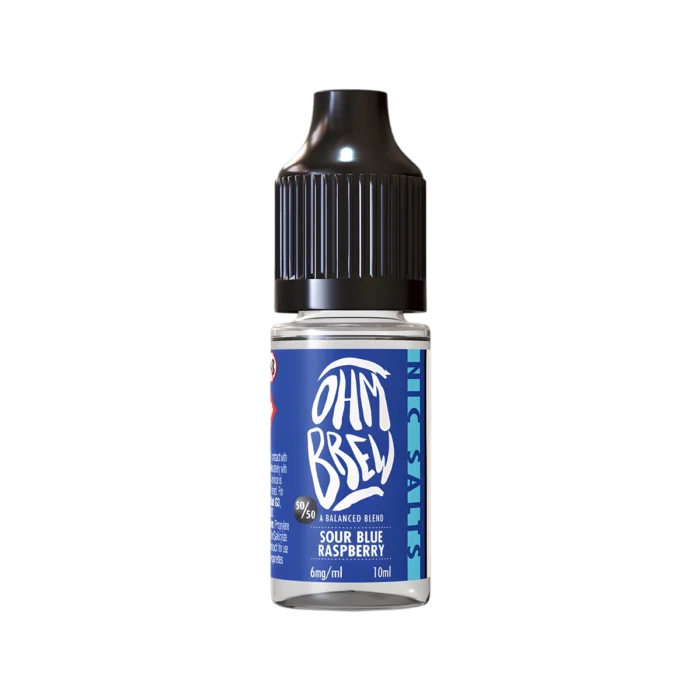 Sour-Blue-Raspberry-Ohm-Brew-Nic-Salt-50-50-E-Liquid