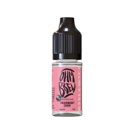Strawberry Chew E-Liquid by Ohm Brew 50/50 Nic Salts