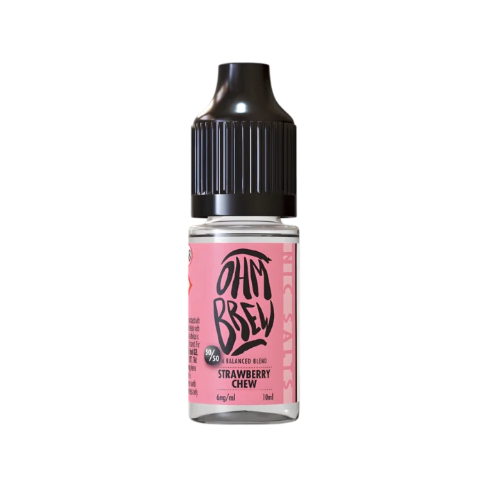Strawberry-Chew-Ohm-Brew-Nic-Salt-50-50-E-Liquid