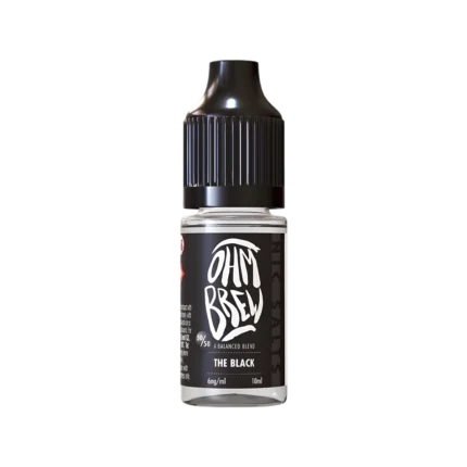 The Black E-Liquid by Ohm Brew 50/50 Nic Salts
