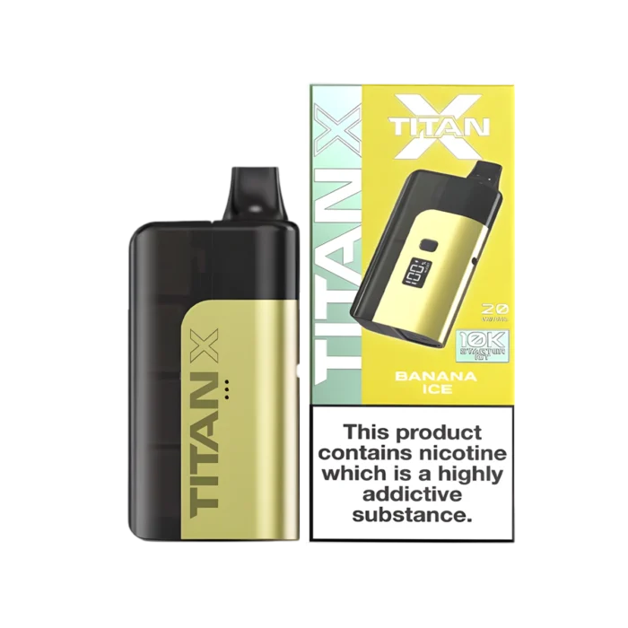 Titan X 10K Prefilled Pod Vape Kit - Banana Ice